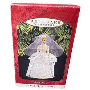 Hallmark Keepsake Ornament Collector's Series Barbie Wedding Day Bride